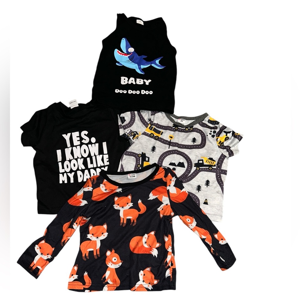 shirts for boys size 3T and 18 to 24 months